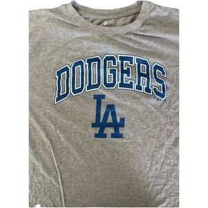 Fanatics LA Los Angeles Dodgers T Shirt Mens 3XL Gray Blue Graphic MLB Baseball